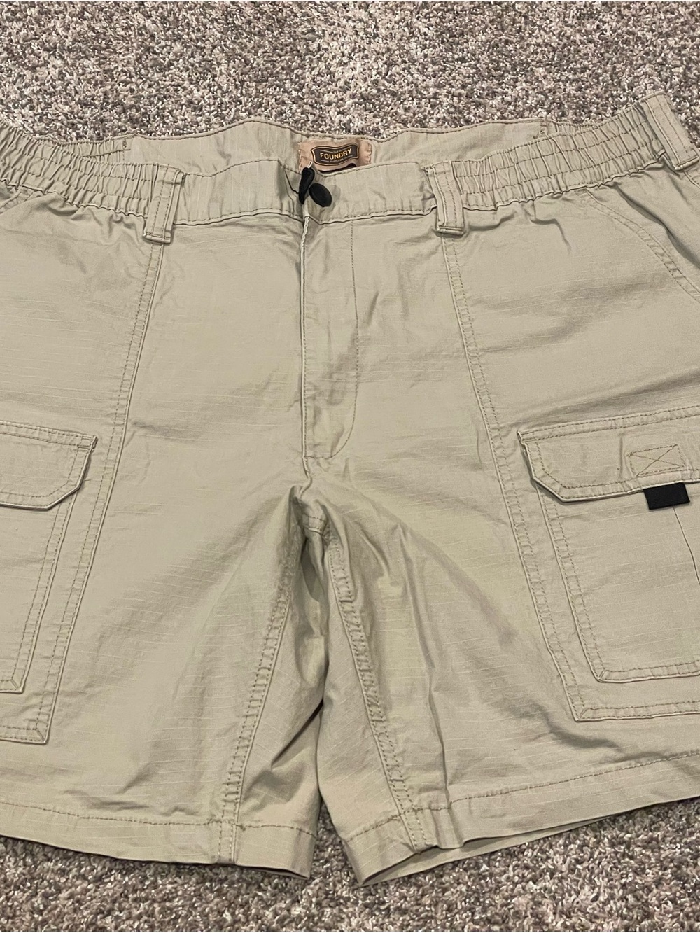 The Foundry Supply Co. Men's Cargo Shorts - Khaki